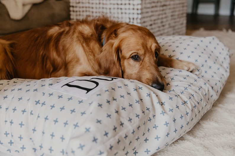 Farmhouse Dog Bed Cover Dog Beds Personalized Dog Bed Etsy