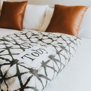 Cama para perros estilo bohemio estilo granja - Funda para cama - Tapete para mascotas - Almohada para mascotas - Cama lavable para perros - Almohada personalizada para perros - Razas pequeñas y grandes imagen 10
