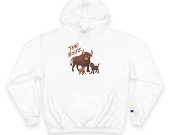 Champion Cow Family Hoodie: Farmhouse Style, Cozy Comfort