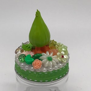Fuzzbert Trolls Assemblage Art Jar
