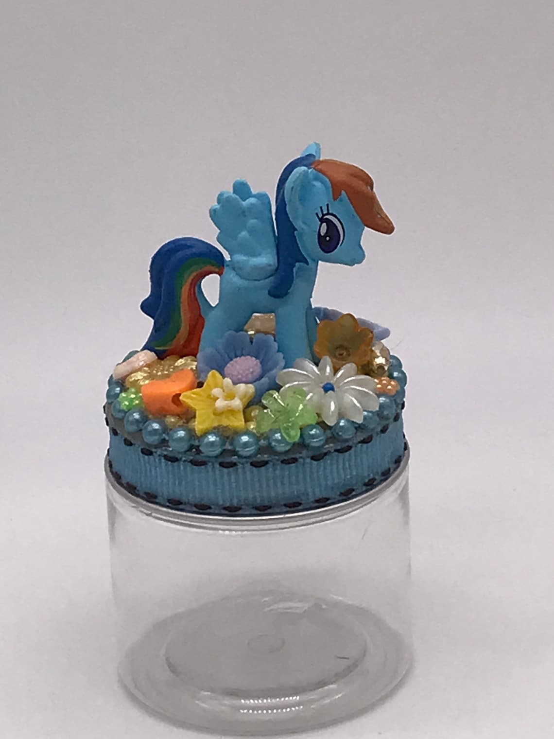 My Little Pony Rainbow Dash Trinket Jar Party Favor Stocking Stuffer Etsy