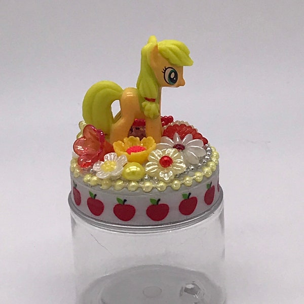 My Little Pony Applejack Trinket Jar Party Favor Stocking Stuffer