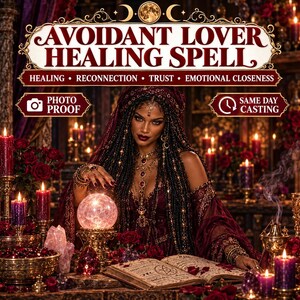 Avoidant Lover Healing Spells – Emotional Healing, Extreme Love Binding & econnection Ritual