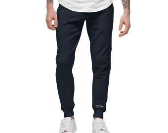 Oskar Club Joggers, Navy Sweatpants, Unisex Streetwear Pants, New York Style