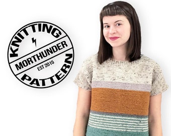 Juniper Tee Knitting Pattern by Morthunder