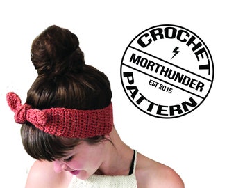 Steffy Crochet Headband Pattern by Morthunder