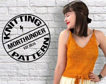 Marigold Tank Top Pattern by Morthunder One Size Fits All