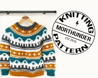 Bulky Sanguine Sweater Pattern