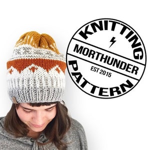 Sanguine Knitting Beanie Pattern by Morthunder image 1