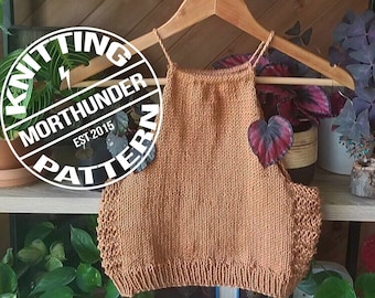 Knit Tulip Tank Pattern by Morthunder