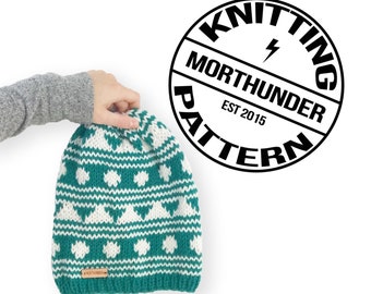 Gorgeous Geo Beanie Knitting Pattern By Morthunder