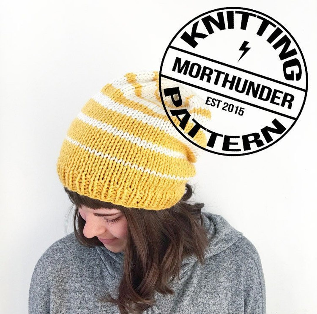 Knitted Gradient Beanie