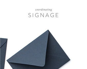 Coordinating Signage - Match Any Shower or Party Theme - Digital File