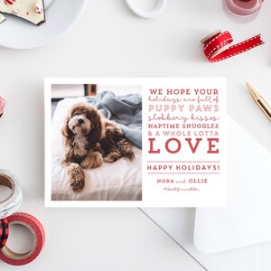 Whole Lotta Love Holiday Photo Card, Puppy Christmas, Puppy Love, Merry Christmas, Holiday Dogs, Dog Love Christmas, Happy Howladays