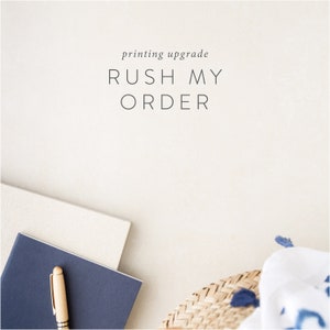 Rush My Order: Printed Invitations Only
