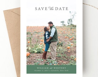Color Block Save the Date, Modern Wedding Announcement|, Typographic Engagement Printable, Save our Date, Digital File, Wedding Announcement
