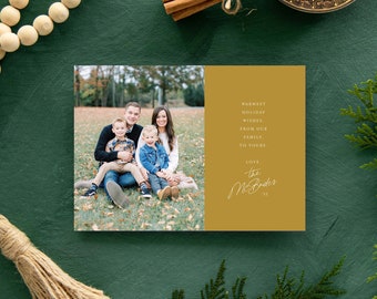 Storied Holiday Card, Family Photo Card, Christmas Card, Holiday Photo Card, Christmas Photo, Elegant Holiday, Sophisticated Christmas