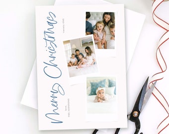 Snapshots Holiday Card, Christmas Card, Family Photo Card, Holiday Photo Card, Multi-Photo, Modern Holiday Card, Instagram Holiday