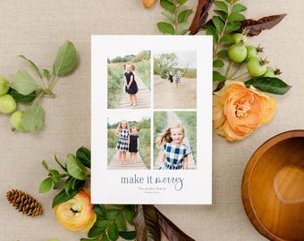 Make it Merry Holiday Photo Card
