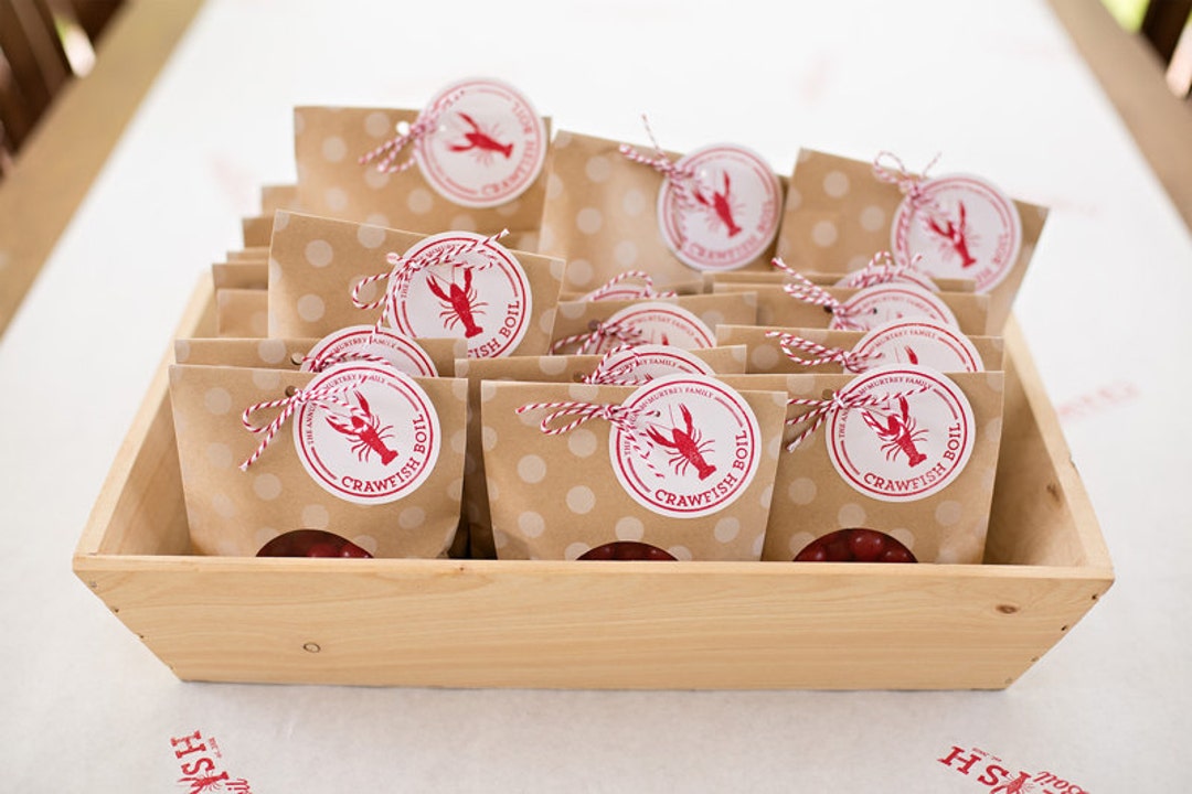 Custom Crawfish Boil Wooden Stamp Event and Wedding Stamps Etsy