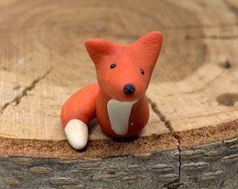 picture Fox Cute Clay Animals polymer clay fox etsy