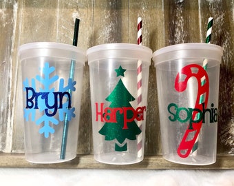 kids christmas cups