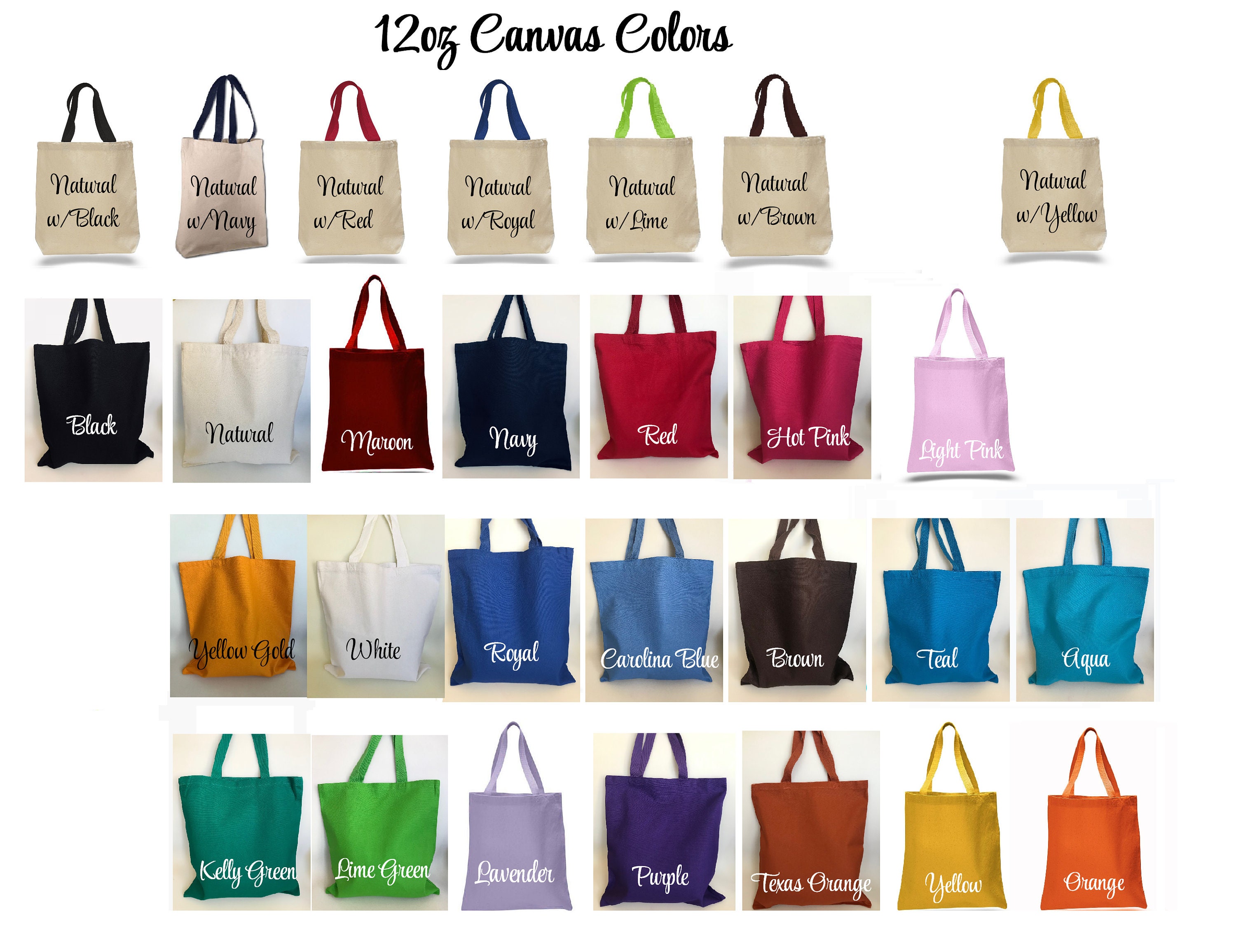 Tribal Name Personalized Small Canvas Tote Bag