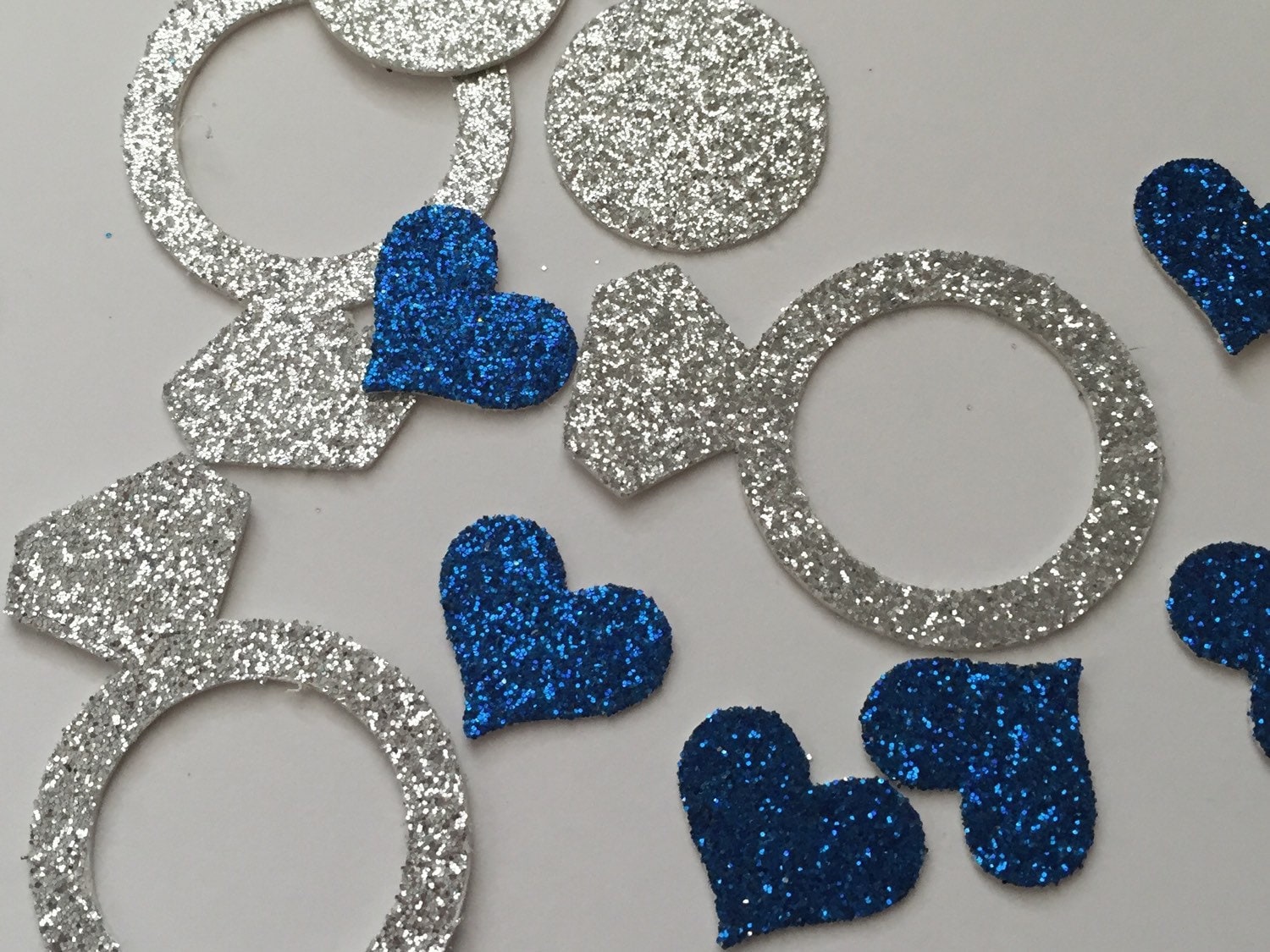 Diamond Ring Confetti Glitter Ring Confetti Engagement Ring Etsy