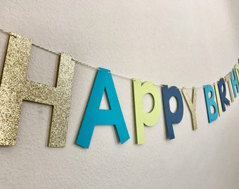 Happy Birthday Banner: 5.5" Party Garland