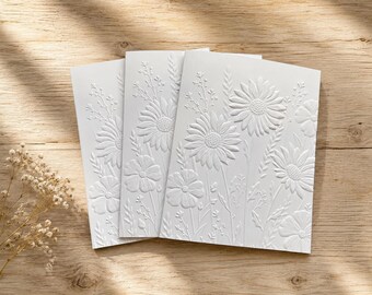 Blank Notecards, Notecards, Note Cards, Notecard Set, Embossed Card Set ...