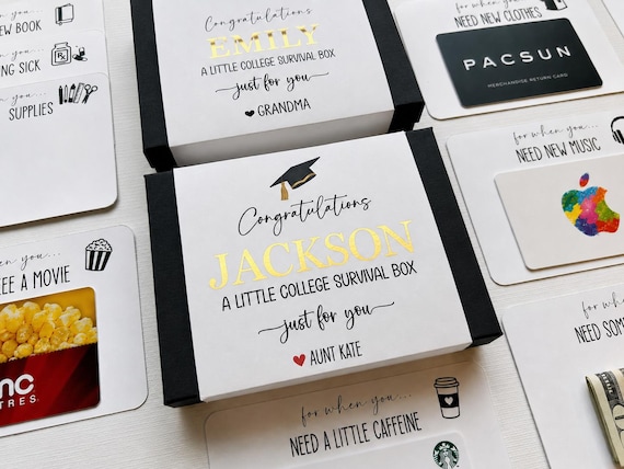 College Gift Card Book Box Personalized Graduation Gift, College Gift, High School Graduation Gift, Gift Card Holder, Money Gift Holder