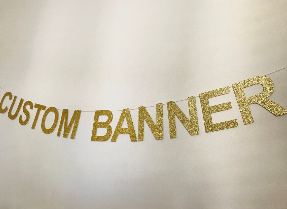 Custom Banner 4.5 Custom Banner Personalized Banner Etsy