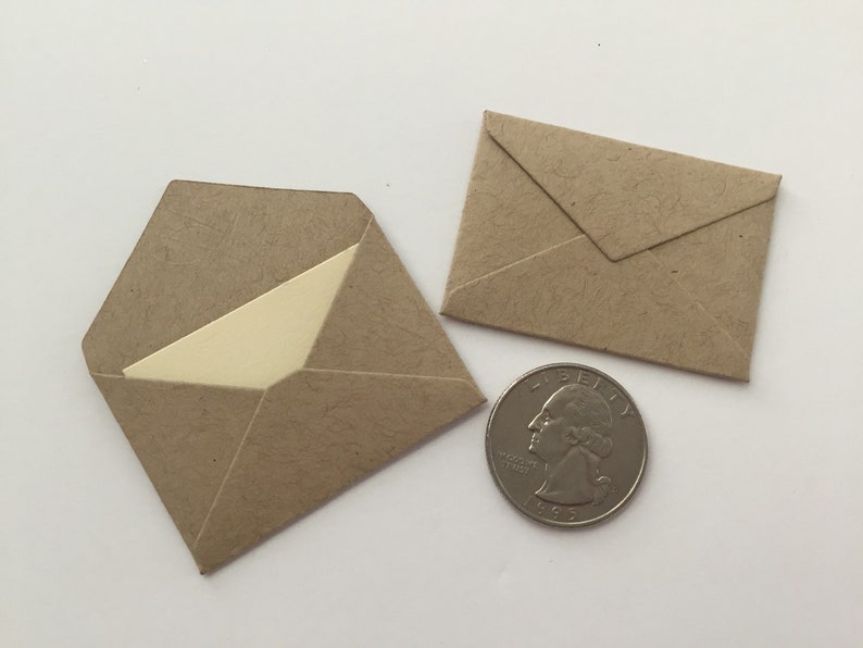 Mini Notes, Tiny Envelopes, Tiny Notes, Mini Envelopes, Teeny Tiny Envelopes, Tooth Fairy Notes image 5