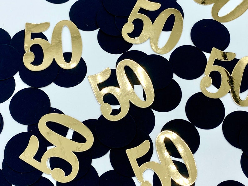 60th Birthday Decorations, 30/40/50/60 Birthday Decorations, Number Confetti, Birthday Confetti, Birthday Decorations, Sixty Confetti image 6