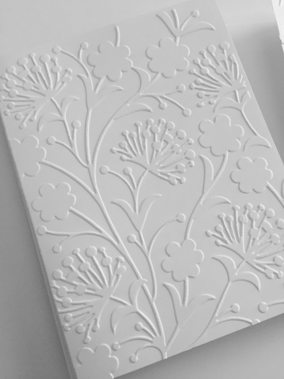 Embossed Cards Box Set Greeting Cards Set Note Cards Set Etsy