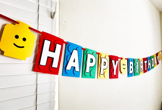 building blocks theme party