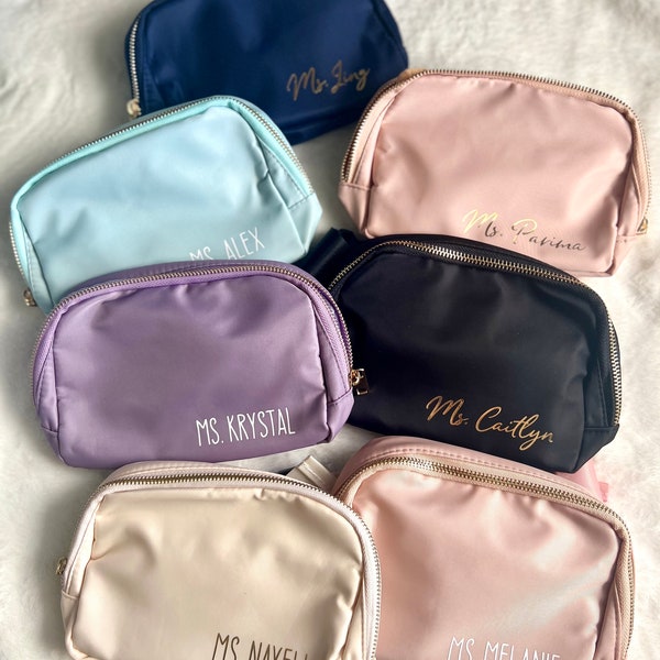 Belt Bag | Fanny Pack | Personalized Belt Bags | Matching Fanny Packs | Bridesmaids Belt Bags | Custom Waist bags | Bridesmaid Gifts