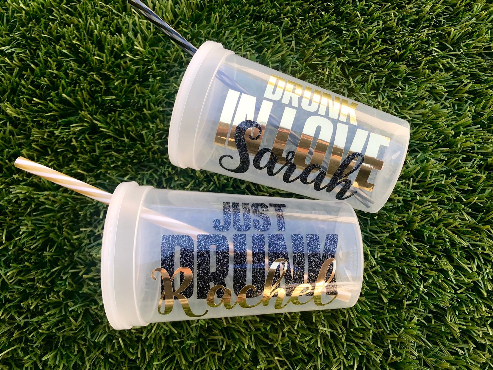 Custom Cups Custom Plastic Cups Custom Cups with Lids Etsy