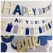 First Birthday Decorations Boy, First Birthday Photo Banner, Gold Navy First Birthday, First Birthday Party In a Box, First Birthday bunting 