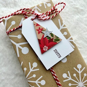Christmas Gift Tags | Christmas Gift Wrapping | Handmade Gift Tags - Set of 10 tags