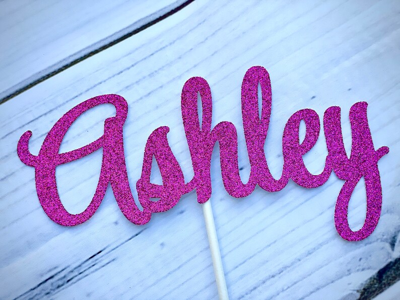 Custom Cupcake Toppers Name Cupcake Topper Personalized Etsy