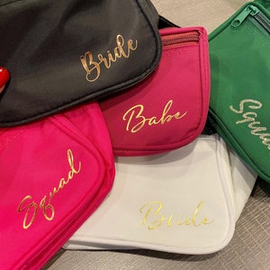 Custom Fanny Packs, Fanny Packs, Fanny Pack Bachelorette, Bridesmaid Gifts, Bridesmaid Bags, Custom Fanny Pack, Personalized Fanny Pack image 10