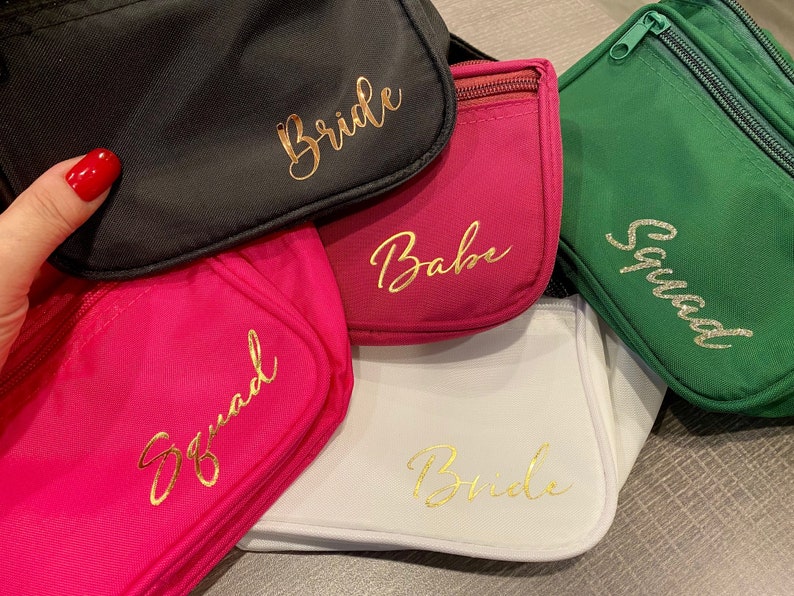 Custom Fanny Packs, Fanny Packs, Fanny Pack Bachelorette, Bridesmaid Gifts, Bridesmaid Bags, Custom Fanny Pack, Personalized Fanny Pack image 10