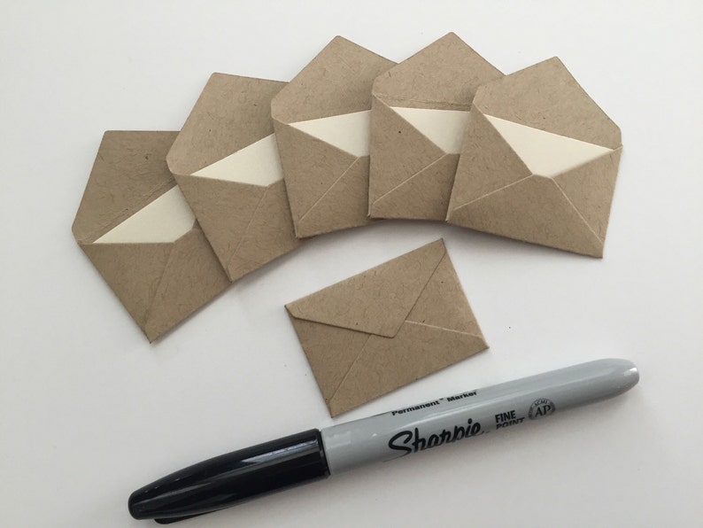 Mini Notes, Tiny Envelopes, Tiny Notes, Mini Envelopes, Teeny Tiny Envelopes, Tooth Fairy Notes image 2