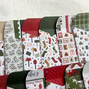 Christmas Gift Card Holders, Christmas Gift Card Envelope, Gift Card Holder, Gift Card Envelope, Mini Envelope, Christmas Gift Wrapping CV image 3