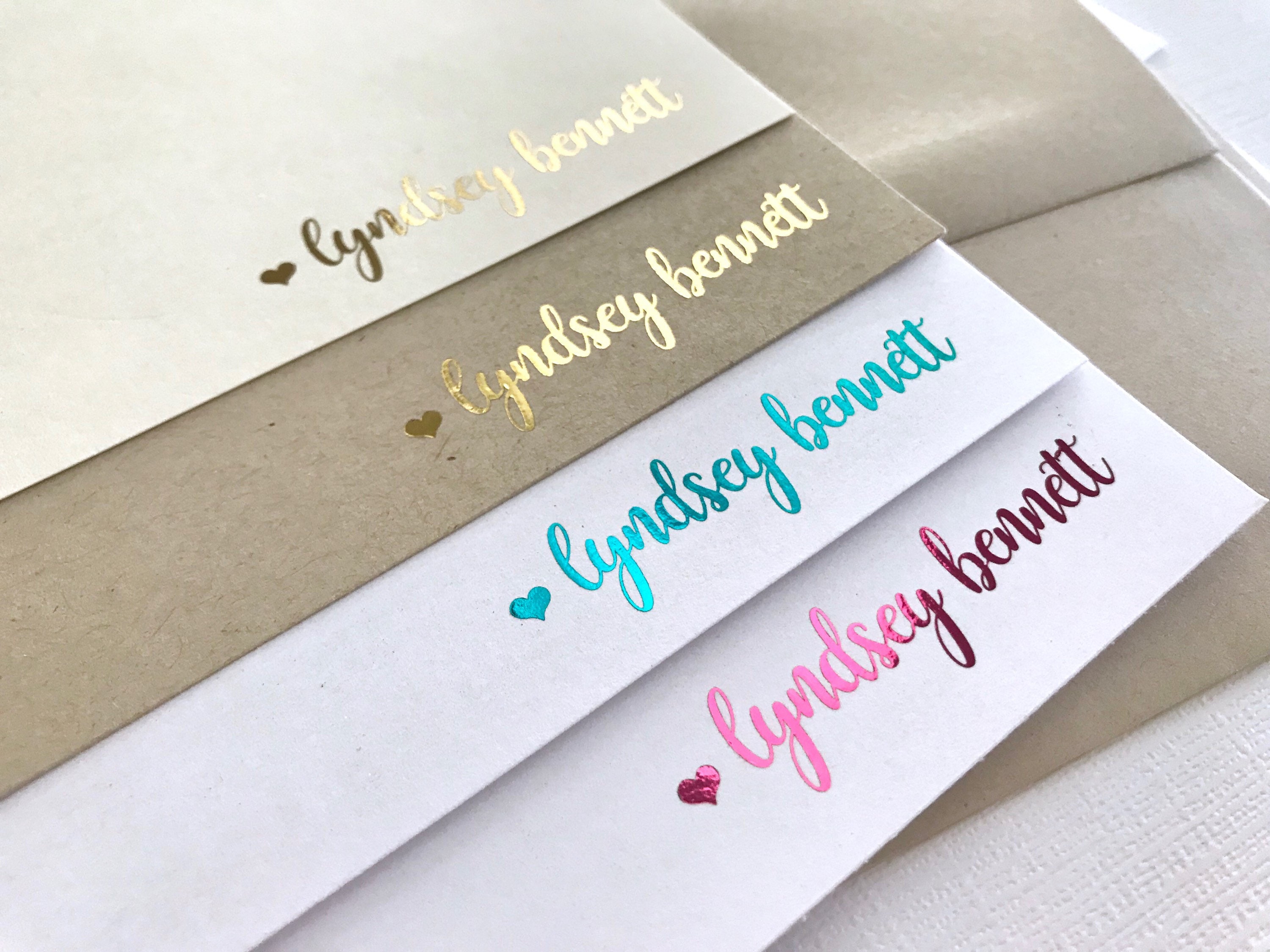 Personalized Note Cards Personalized Stationary Cards Gold - Etsy Canada