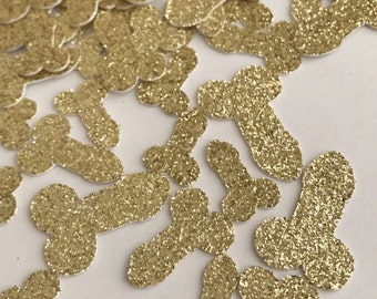 Penis Confetti, Penis Party Decorations, Penis Party Confetti, Gold Penis Confetti, Bachelorette Party Decor, Penis party decor