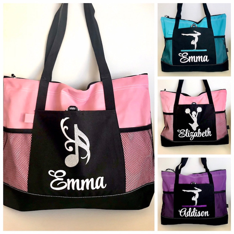 Personalized Dance Bag Personalized Ballet Bag Gymnastics Etsy