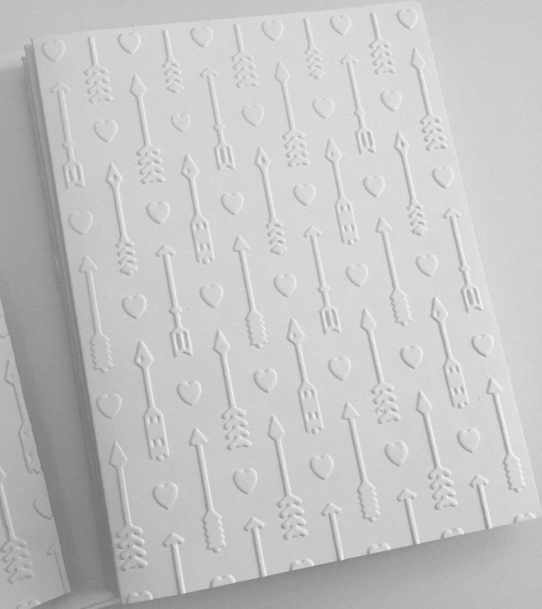 Embossed Cards, Embossed Greeting Cards Boxed Set, Boxed Note Cards Set, Embossed Cards, Heart