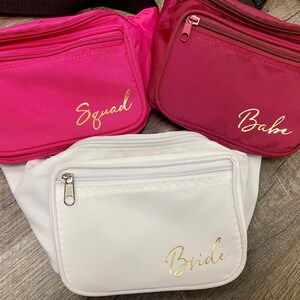 Custom Fanny Packs, Fanny Packs, Fanny Pack Bachelorette, Bridesmaid Gifts, Bridesmaid Bags, Custom Fanny Pack, Personalized Fanny Pack image 9